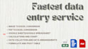 be your ultimate data entry and writing solution