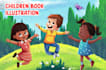 do whimsical children book illustrations here