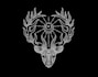design sacred deer wapiti logo