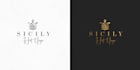 design unique sicily hot yoga logo