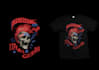 design patriot punk theme logo