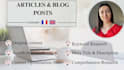 copywriting, articles and blogs, translation