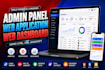 design admin panel, web application, web dashboard using html css javascript