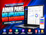 design admin panel, web application, web dashboard using html css javascript