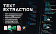 automate text extraction of pdf, images, websites using python high accuracy