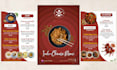 create a premium modern menu design for restaurant or cafe