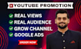 do organic youtube video promotion for channel growth