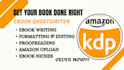 ghostwrite self help ebook, ebook ghostwriter, ebook writer, KDP book writer