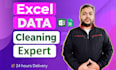 do ms excel data cleaning and formatting, splitting, sorting