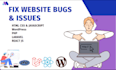 fix bugs or develop websites using PHP, laravel and mysql  expert web developer