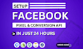 setup facebook pixel conversion API and ga4 ecommerce tracking via GTM