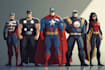 create premium superhero cartoon character