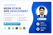 be your full stack web developer using react next js node js