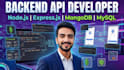 develop API and backend solutions using nodejs