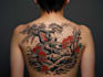 do a tattoo design in japanese style