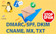 fix spf, dkim, dmarc for optimal email delivery