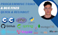 fix bugs and handle programming tasks in c, cpp, java, PHP