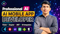 develop ai mobile app in flutter for android, ios with firebase and rest API