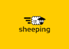 design perfect fusion sheep and shipping logo