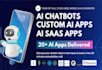 develop ai software, ai web application ai mobile app, ai software developer llm