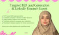 do b2b lead generation and data entry