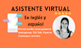 asistente virtual bilingüe para data entry, admin tasks, community management
