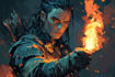 design a oc character art and dnd character art