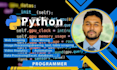 create custom python programs, scraping, mining, automation