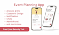develop event app, event booking app, event planning app, event management app