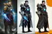 illustrate sci fi and 2d character concept art