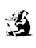 create lineart stencil banksy style
