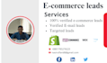 be your partner for cracking ecommerce lead generation