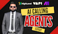 make an ai voice agent, ai appointment setter using vapi