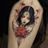 do custom tattoo design , anime , traditional or realistic sleeve tattoo artist