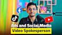 create a spokesperson video for social media and ads