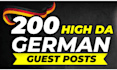 do SEO backlinks through german guest posts high da german link building