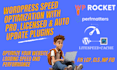 optimize your wordpress speed with pro plugin wp rocket perfmatters
