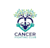 make viewable modern cancer fighting club logo