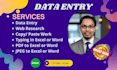 help you transfer data from pdf, doc to excel, google sheet