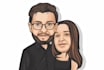 make a caricatures for couples, families, weddings