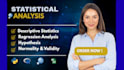 do statistical data analysis using spss