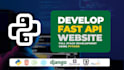 develop full stack web apps using fastapi and react js