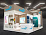design and render 3d trade booth exhibition stand, stall, both, kiosk