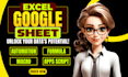 be google sheets and microsoft excel expert
