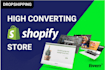 do automated german y2k,auto parts, skin care  shopify drop shipping store