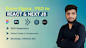 do web frontend development using react js and tailwind css