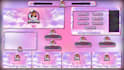 design twitch stream overlay, logo, animated graphic package