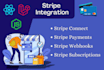 integrate stripe payments, stripe connect to react js and PHP laravel