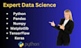 create data science and machine learning projects using python
