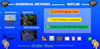 do numerical methods, matlab code and matlab programming